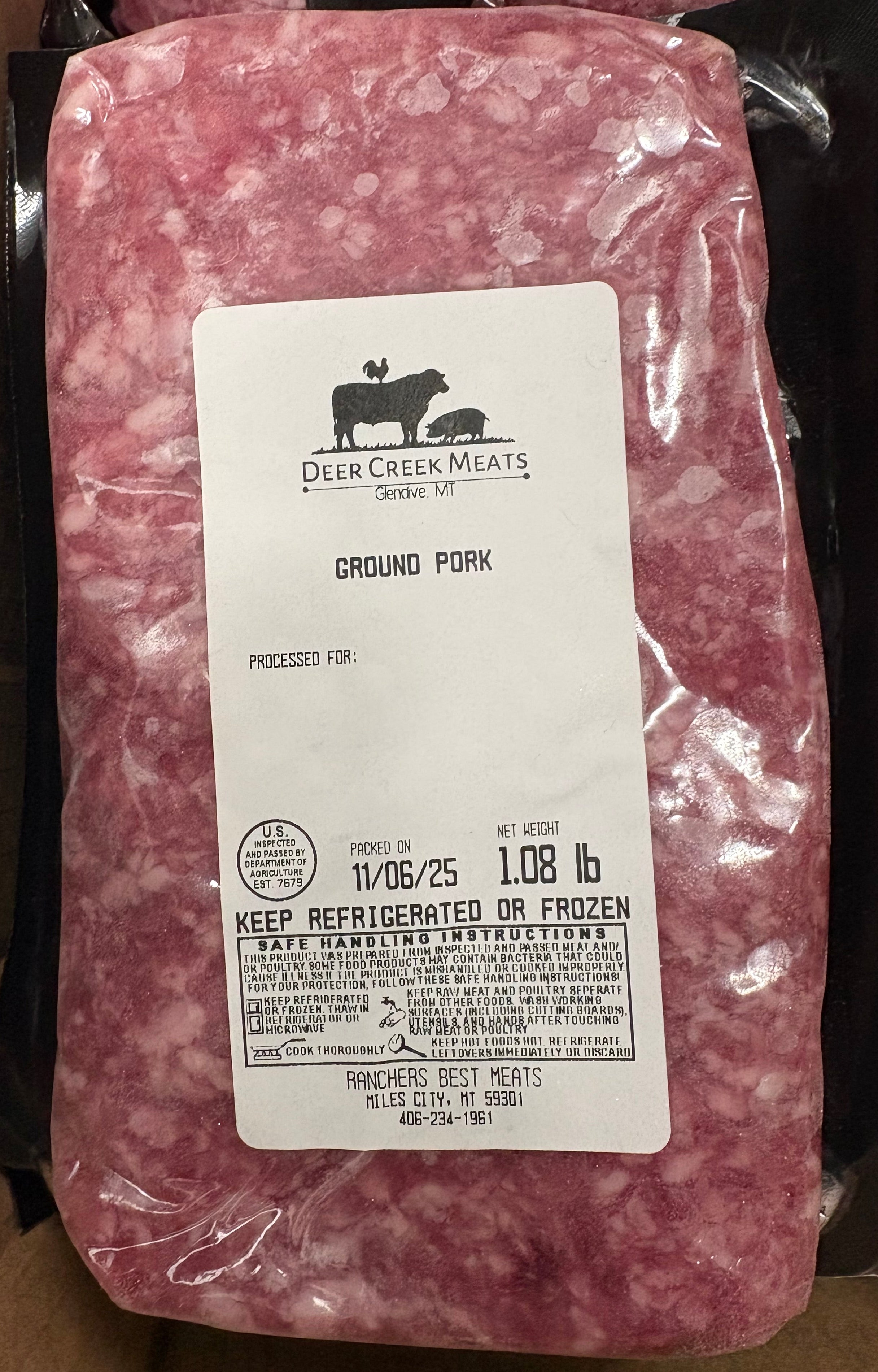 Pastured Ground Pork