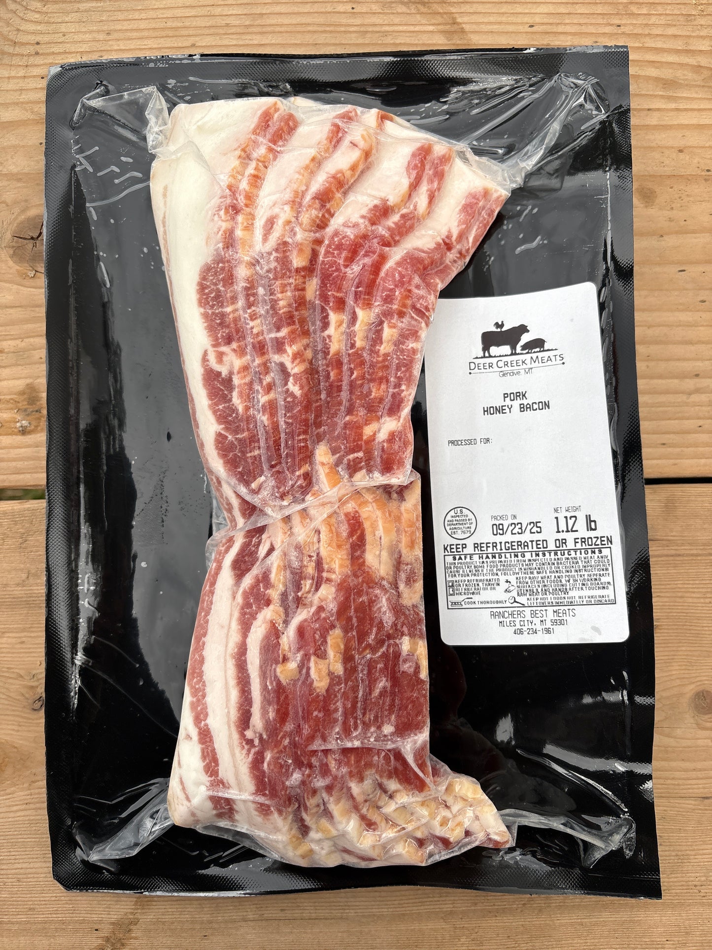 Pastured Honey Bacon