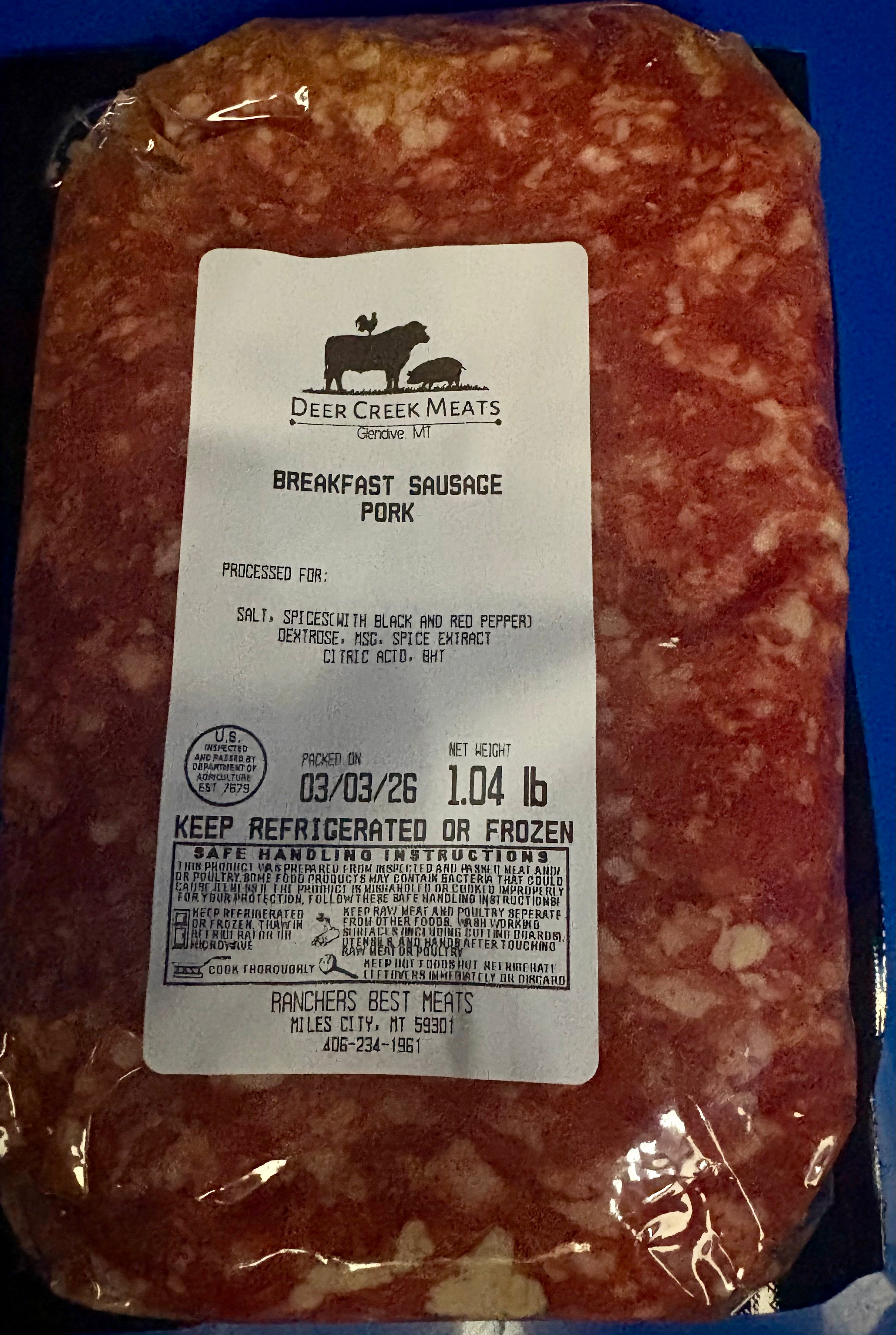 Pastured Breakfast Sausage