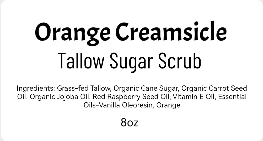 Tallow Sugar Scrubs