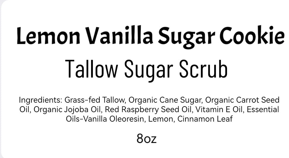 Tallow Sugar Scrubs