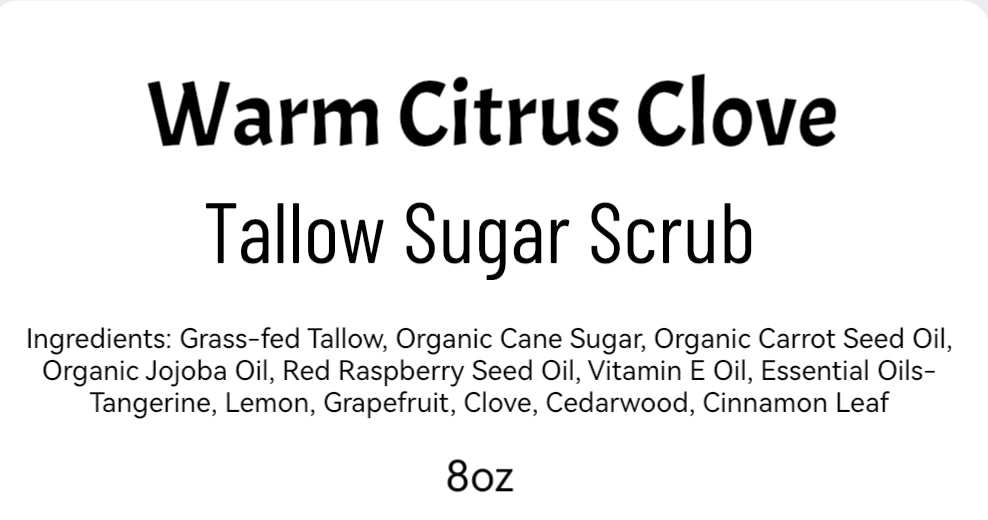 Tallow Sugar Scrubs